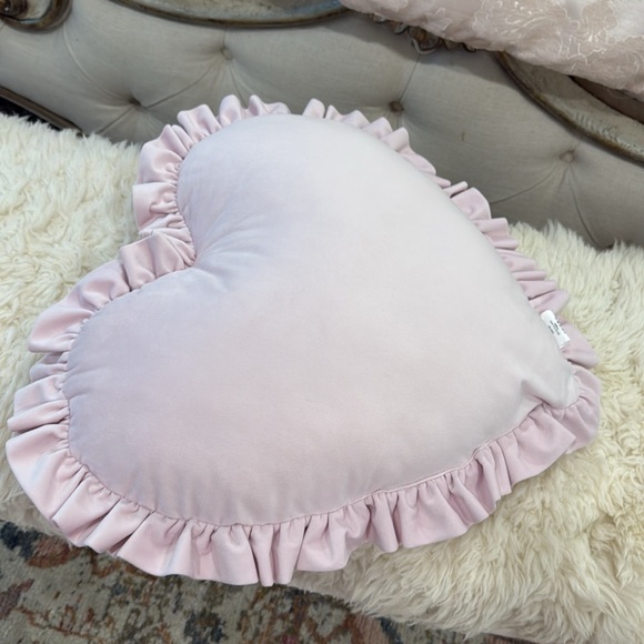 LARGE HEART SHAPED THROUGH PILLOW BY LILLIAN AUGUST HOME - Picture 6 of 11